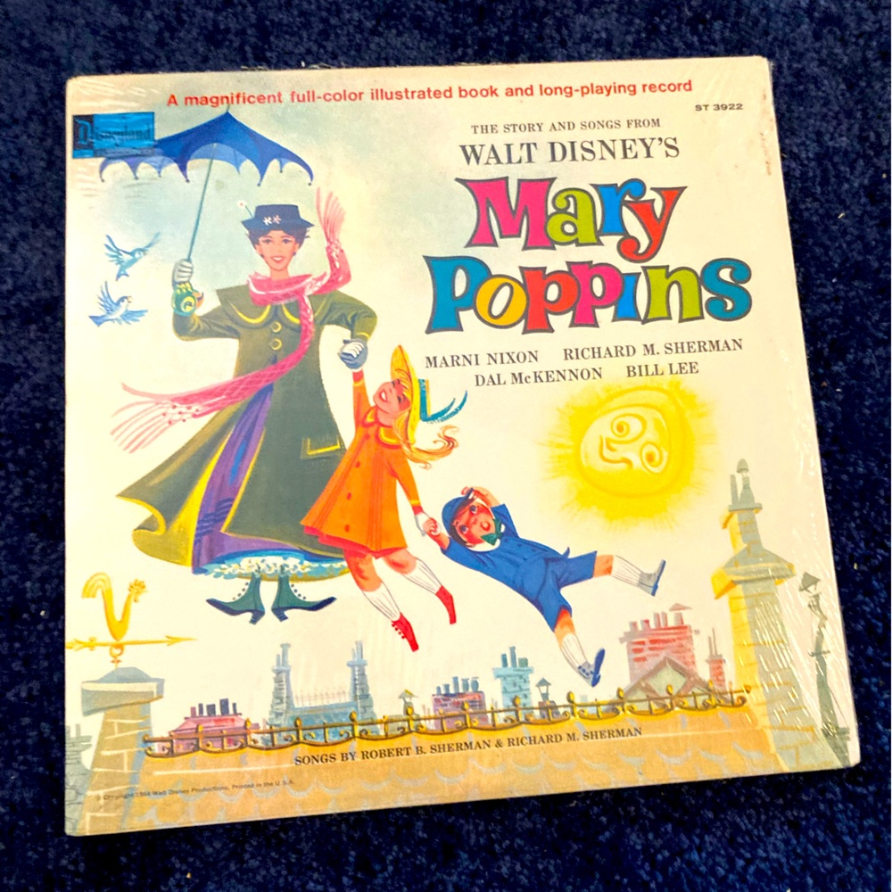 1960s Vintage Walt Disney Mary Poppins Soundtrack Record Album Still Sealed!
NEW